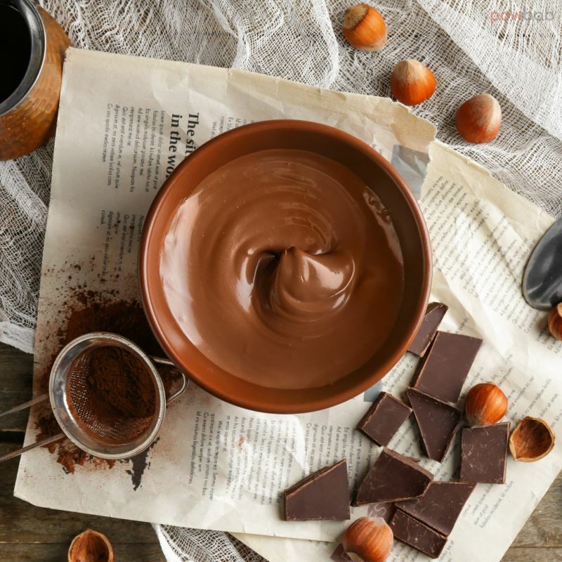 powbab Hazelnut Paste - 100% USA Roasted Hazelnut Spread, Nut Butter (8 oz)