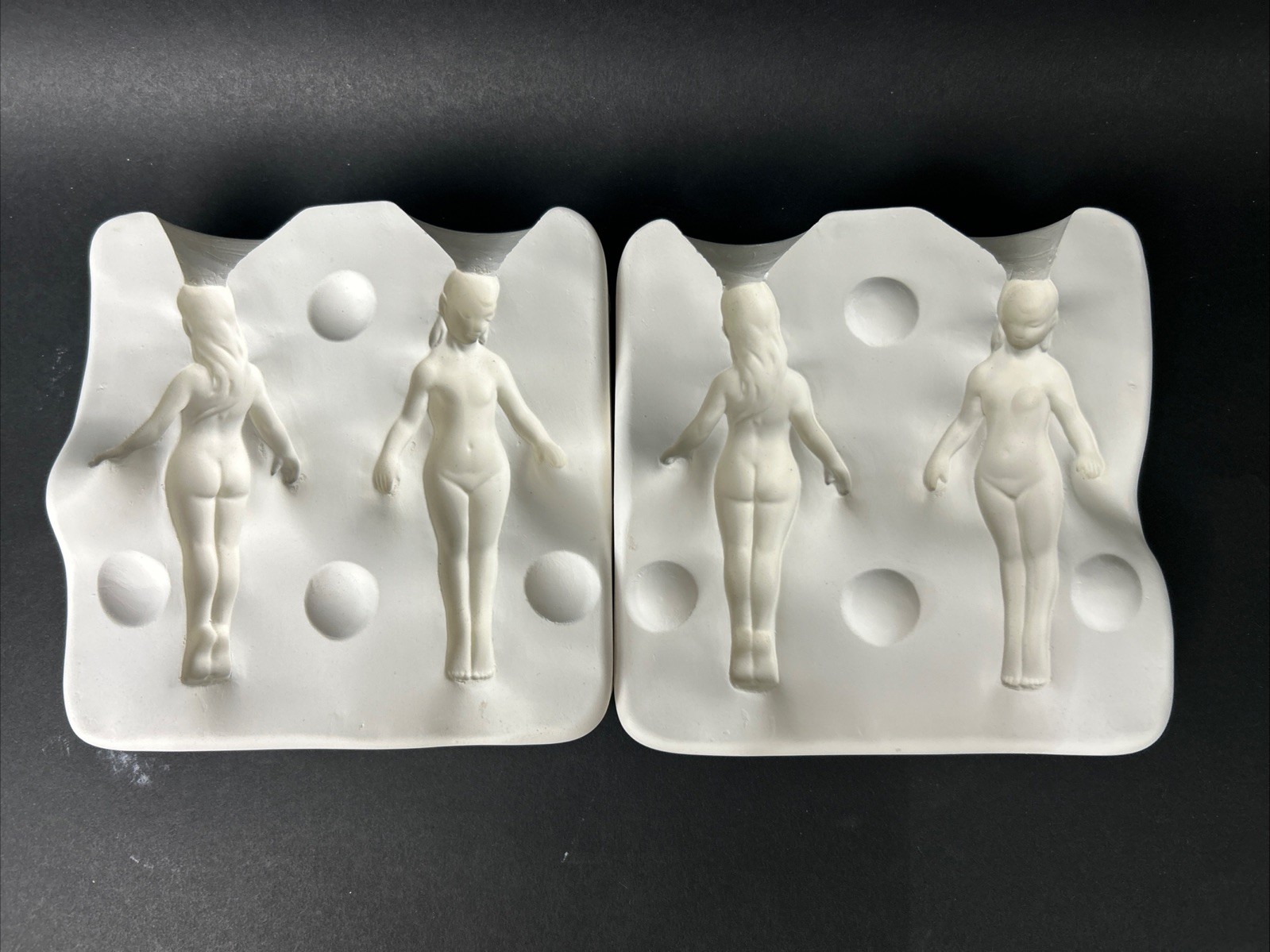 Vtg 1991 Seeley/DG Ceramic Slip Mold S 869 Whispers