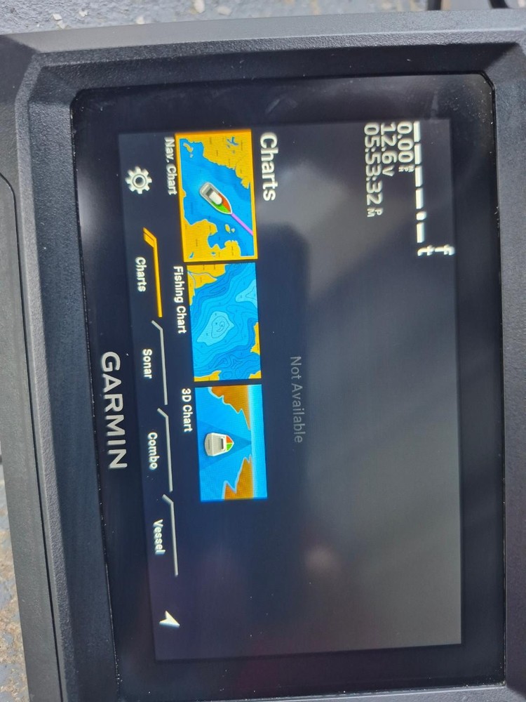Garmin Echomap UHD2 53CV Fishfinder Chartplotter ClearVü Head Unit (used)