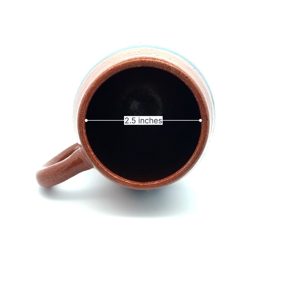 Panama Coffee Cup Pottery Hand-Painted