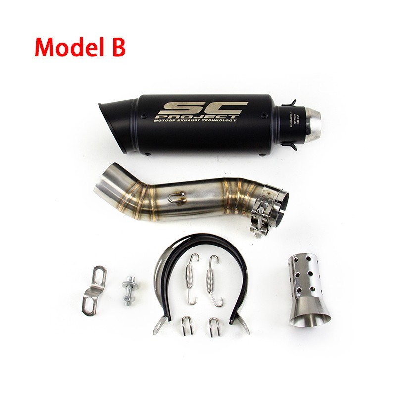 CBR500R 2016-2025 for Honda CB500F CB500X Exhaust Mid Tail Pipe Slip on Muffler