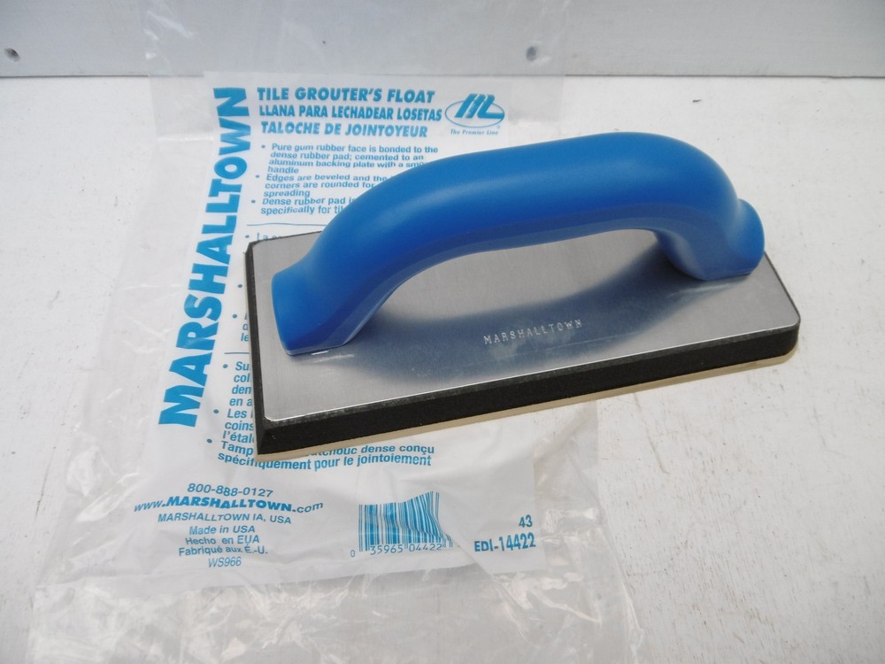 MARSHALLTOWN No 43 MOULDED RUBBER TILE GROUTING FLOAT
