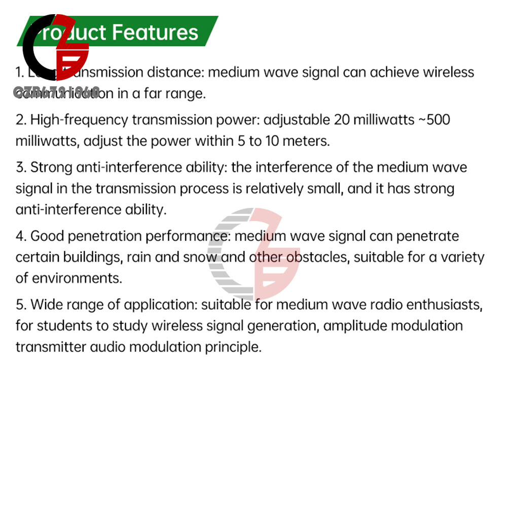 530-1600khz AM Radio Transmitter Experimental Micropower Medium Wave Transmitter