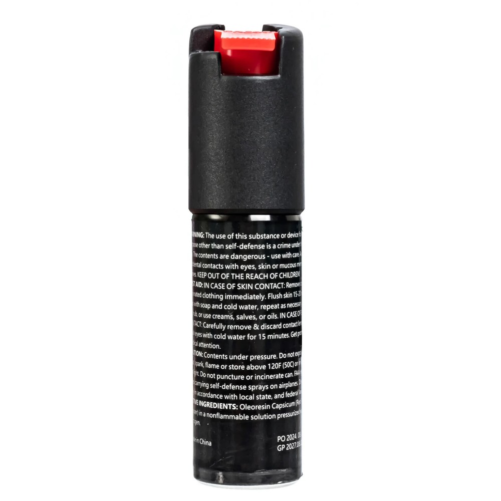 3 Pack Burn Pepper Spray 0.84 fl oz Self Defense Jogger Runner Security Strap
