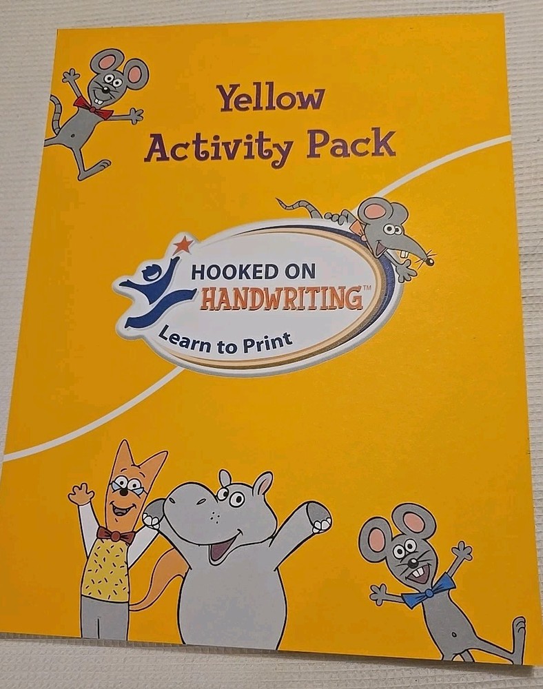 Hooked Phonics Hooked On Handwriting Learn To Print Activity Workbooks +CD-ROM