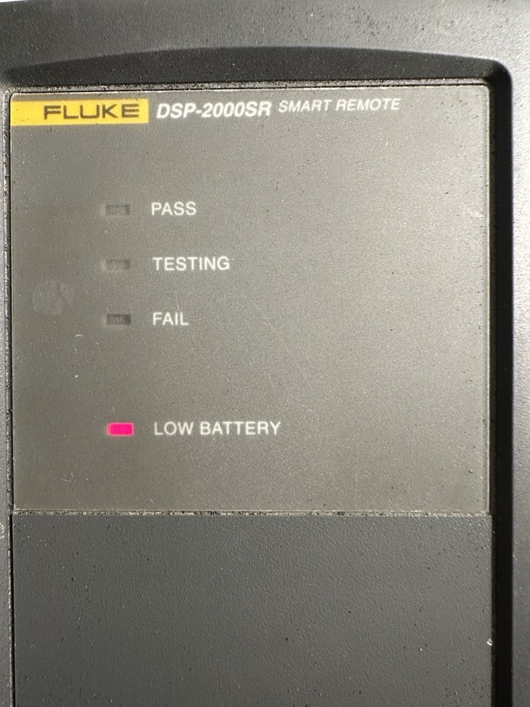 Fluke DSP-2000 Digital LAN Cable Analyzer & DSP-2000SR Smart Remote (read Desc)