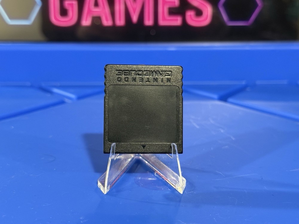 Nintendo Memory Card for GameCube, Black.