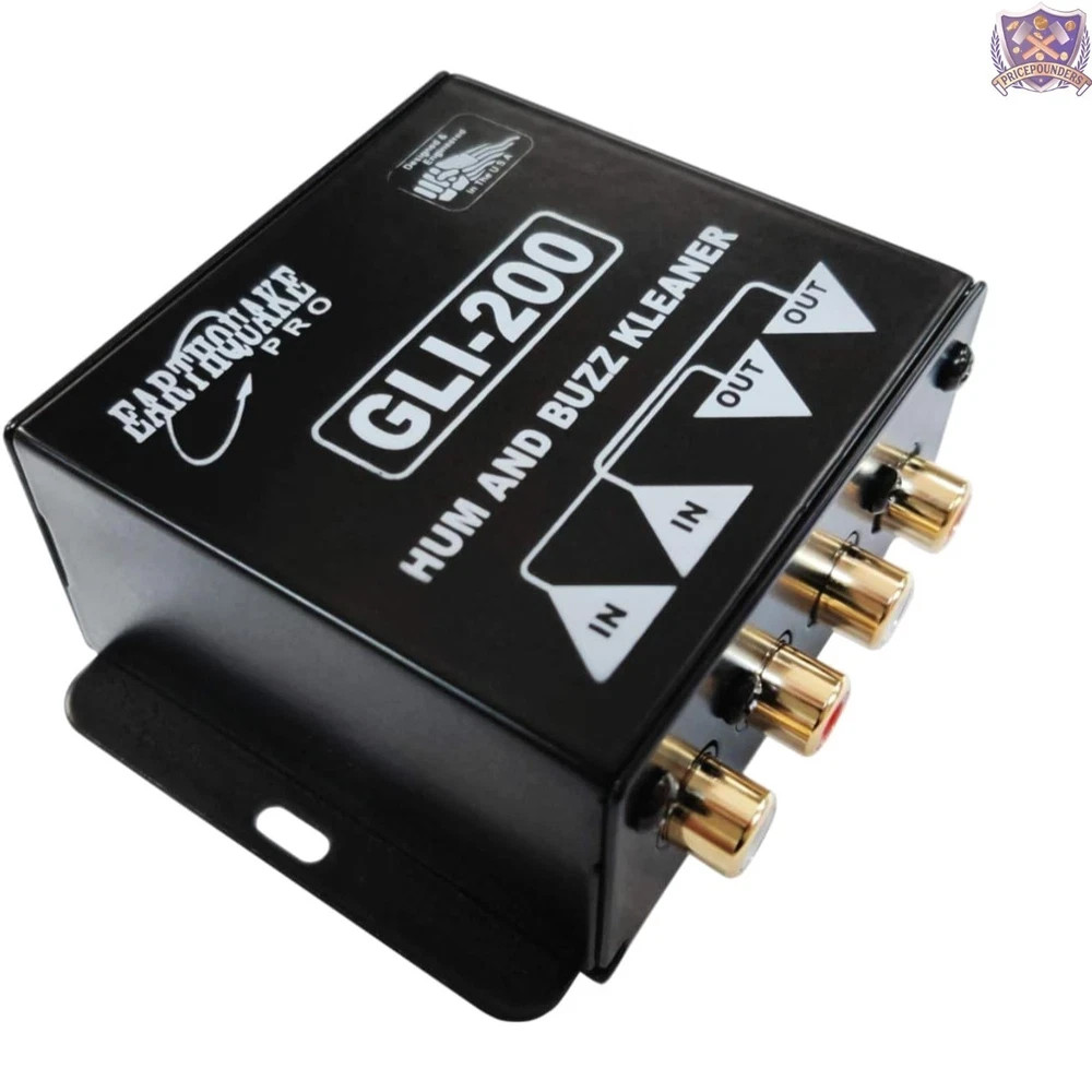 Ground Loop Isolator RCA Hum Buzz Eliminator Surface Mount for Audio Systems