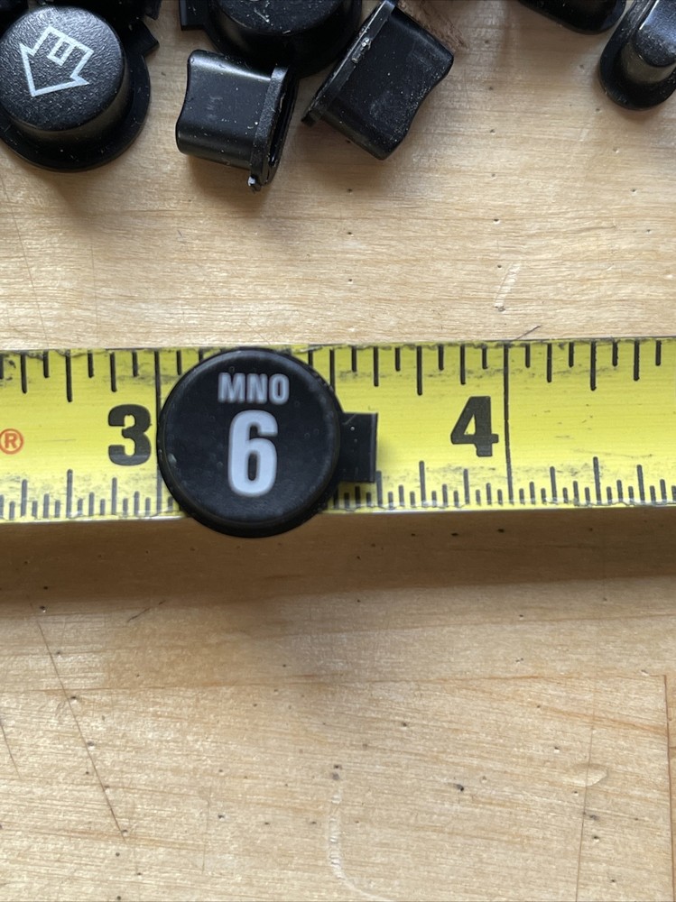 Plastic Telephone Buttons