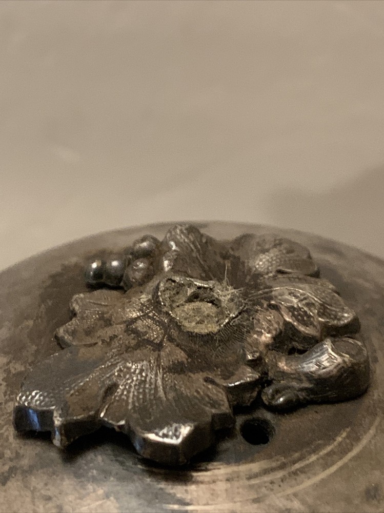 RARE Antique Rogers Bros MFG Co Silver plate Large Beer Stein, Serving Pitcher