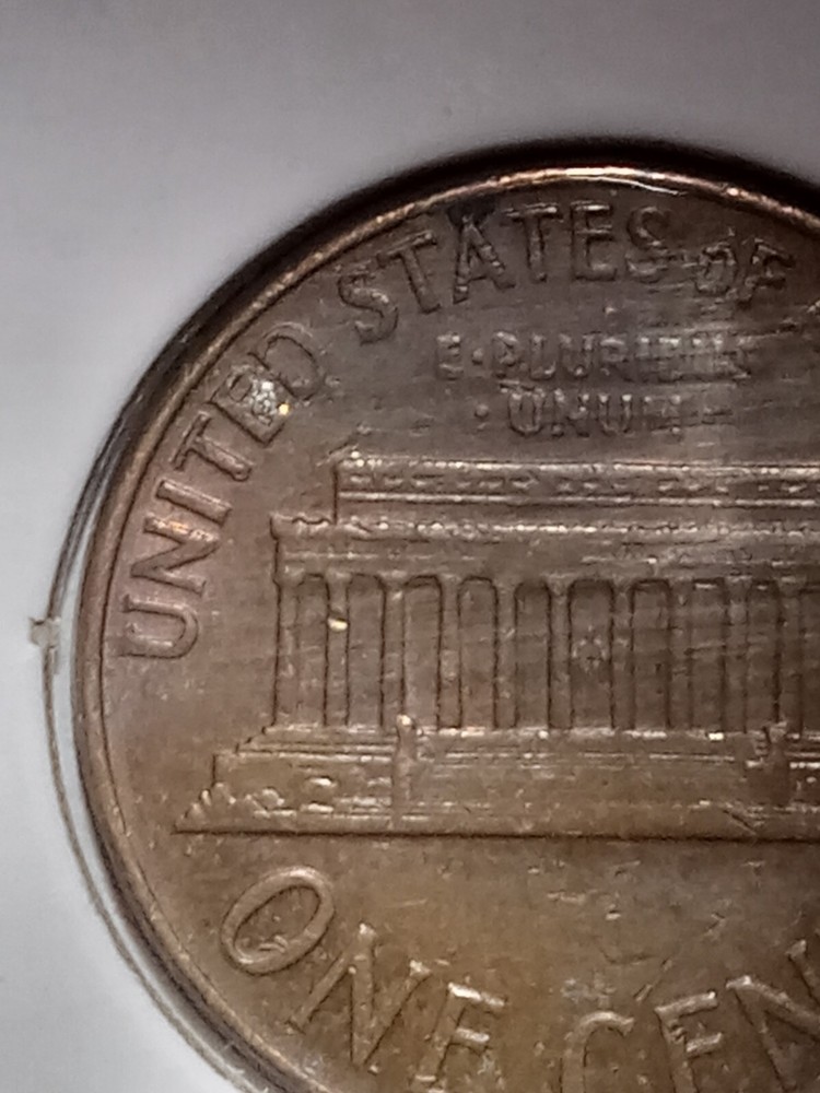 1968 Denver Lincoln Cent With Silver Fragment Error!!