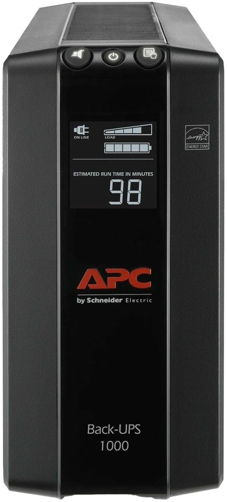 NEW – APC - Back-UPS Pro 1000VA Battery Back-Up System - Surge Protector -Black