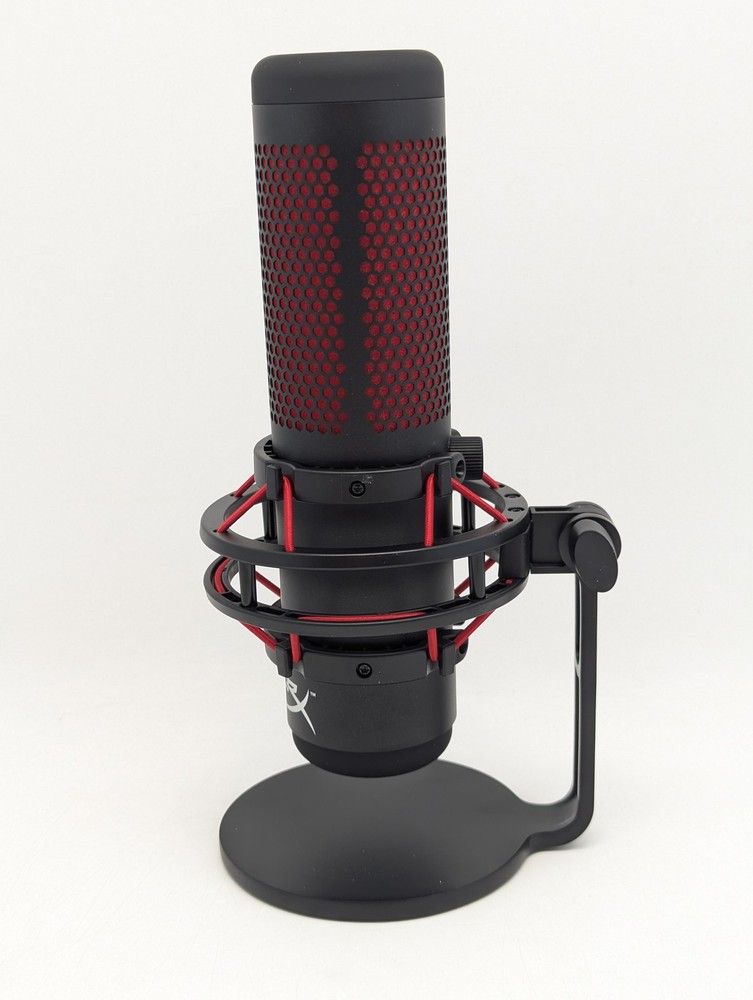 HyperX QuadCast USB Condenser Microphone Black/Red (4P5P6AA) for PC/PS4/PS5