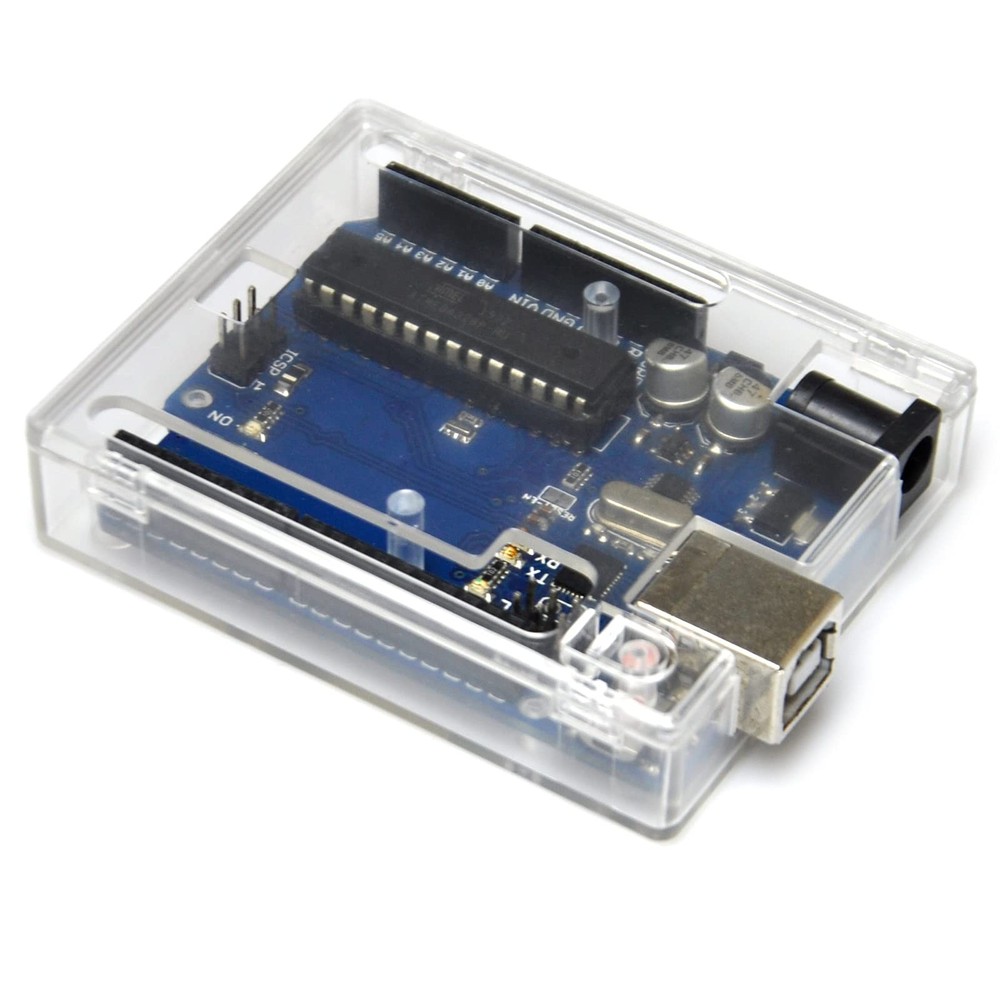 Gikfun UNO R3 R4 Case Transparent Clear Computer Box Compatible