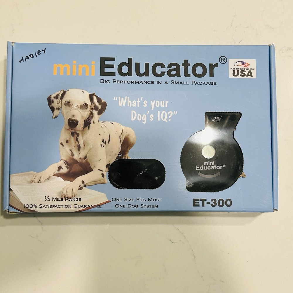 Mini Educator E-Collar ET-300  Remote Dog Training Collar 1/2 Mile Range Black