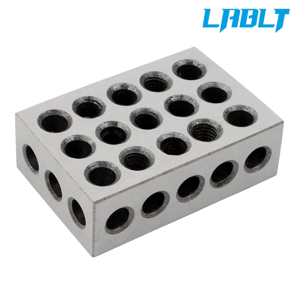 LABLT 1 Matched Pair 1-2-3 Blocks 23 Hole & 20Pcs 1/8×4" Precision Parallel Set