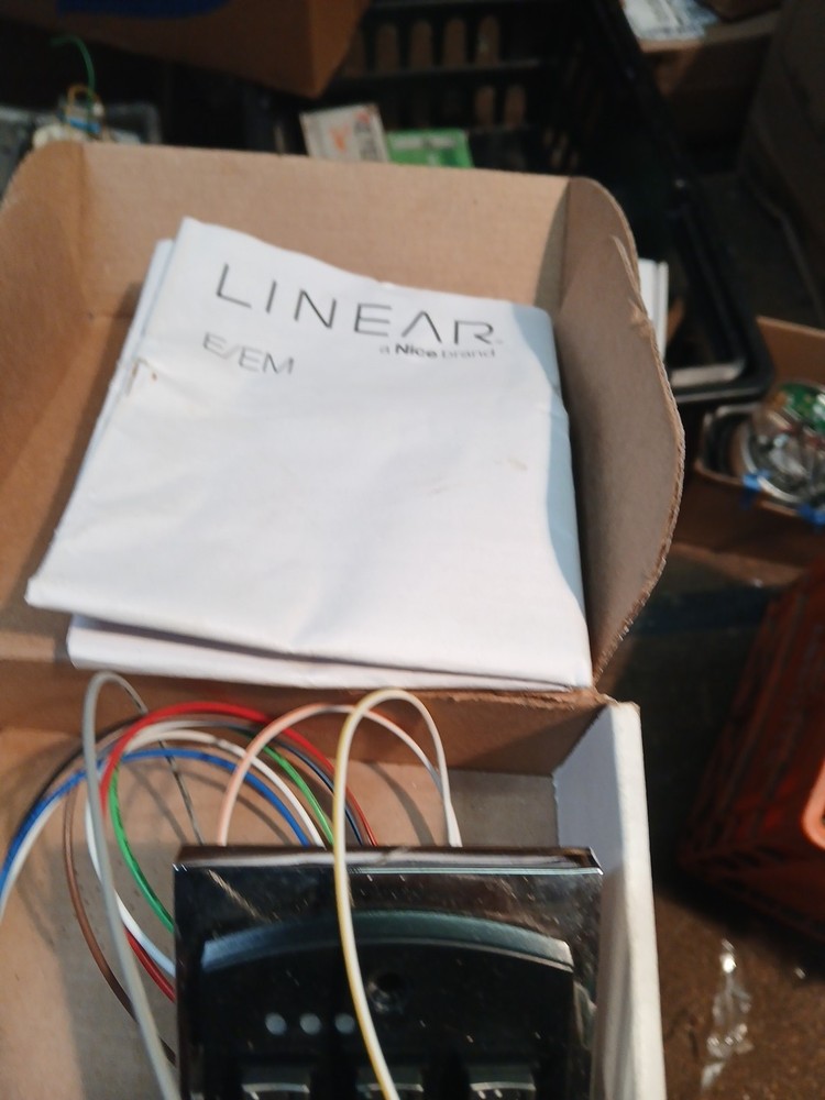 Linear 2000E Style Flush-Mount Backlit Access Control Keypad Brand New