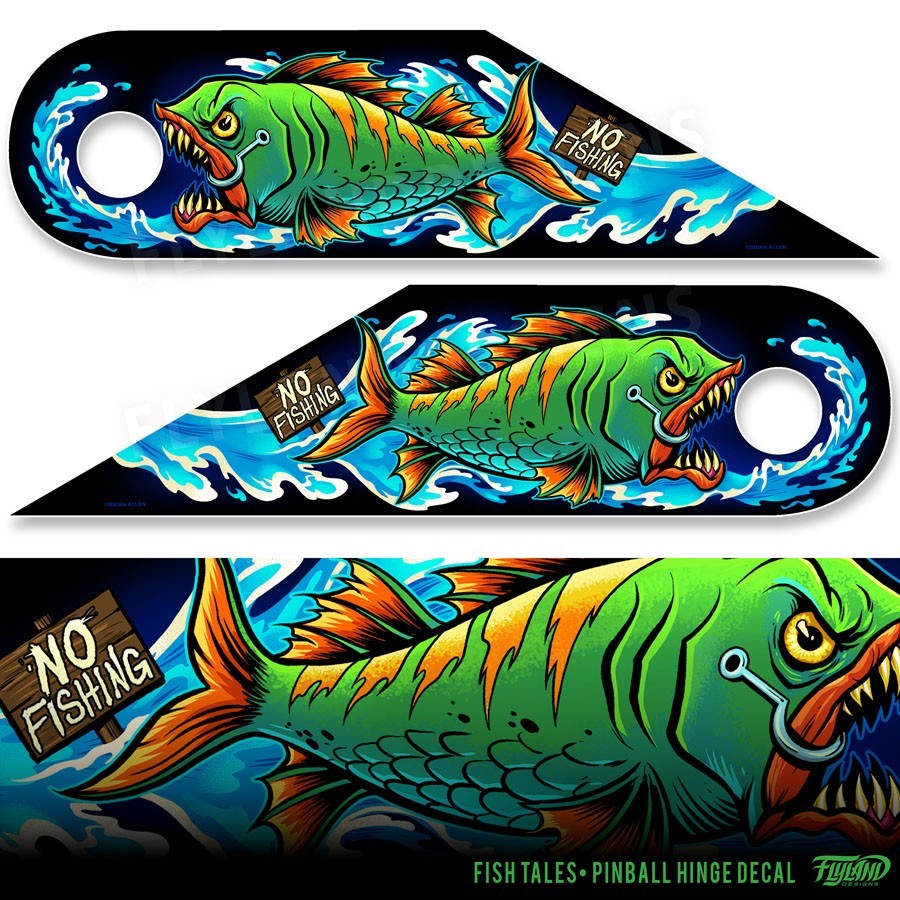 Fish Tales Hinge Decal Set