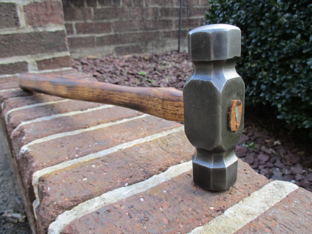 NICE 2.25 Lb Blacksmith Farrier Rounding Forging Hammer Anvil Forge Knifemaking