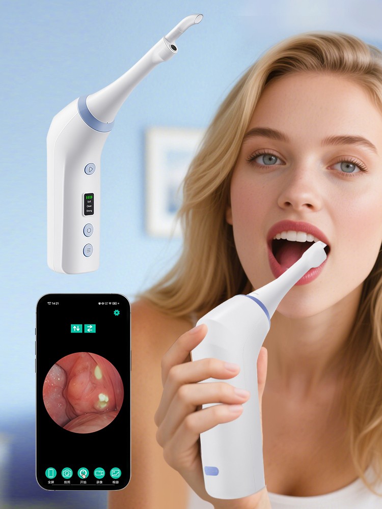 Visible Tonsil Stone Remover with 300K HD Camera Electronic Tonsil Cleaner Kit