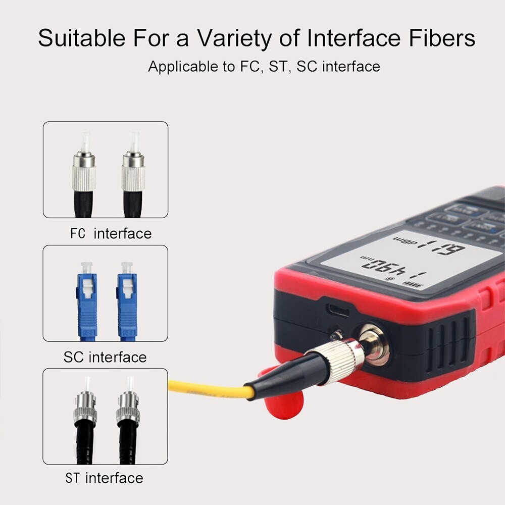 Optical Power Meter NF-908 Fiber Tester Visual Fault Locator Network Cable Test