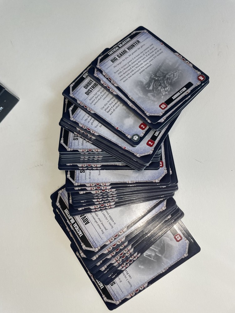 Warhammer 40K Data Cards T'AU EMPIRE Datacard Pack Box Set - COMPLETE