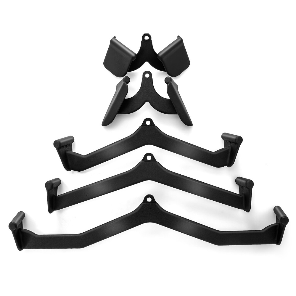 Back Strength Training Bicep Tricep Handle Grips LAT Pulldown Attachment Set