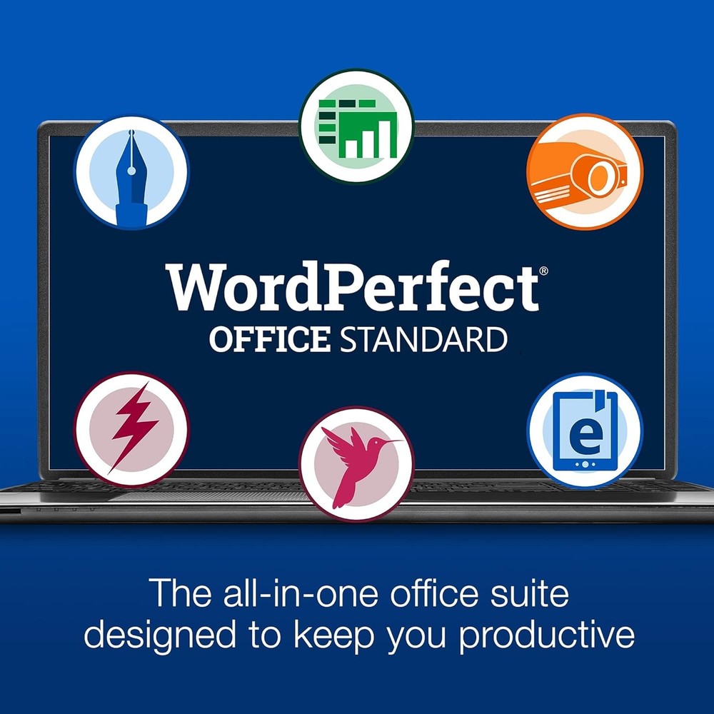 Corel WordPerfect Office Standard - WPAGSTDEFMBAMC (Latest Version)