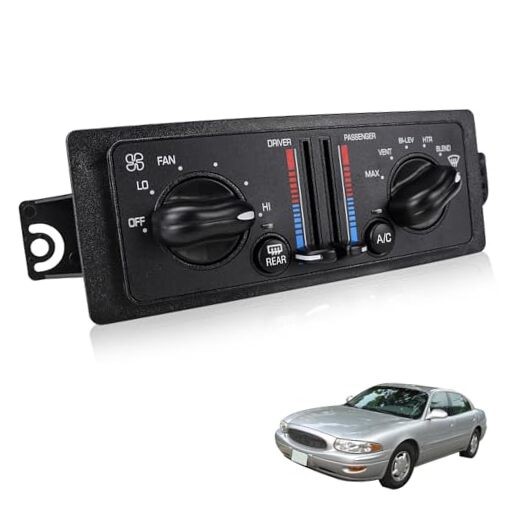 599199 Heater A/C Dual Climate Control Module Compatible with 2000-2005 Buick