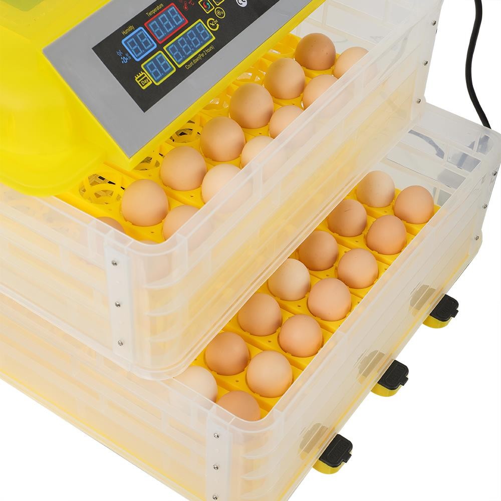 Digital Egg Incubator Hatcher Turning Temperature Control Automatic 112 Eggs