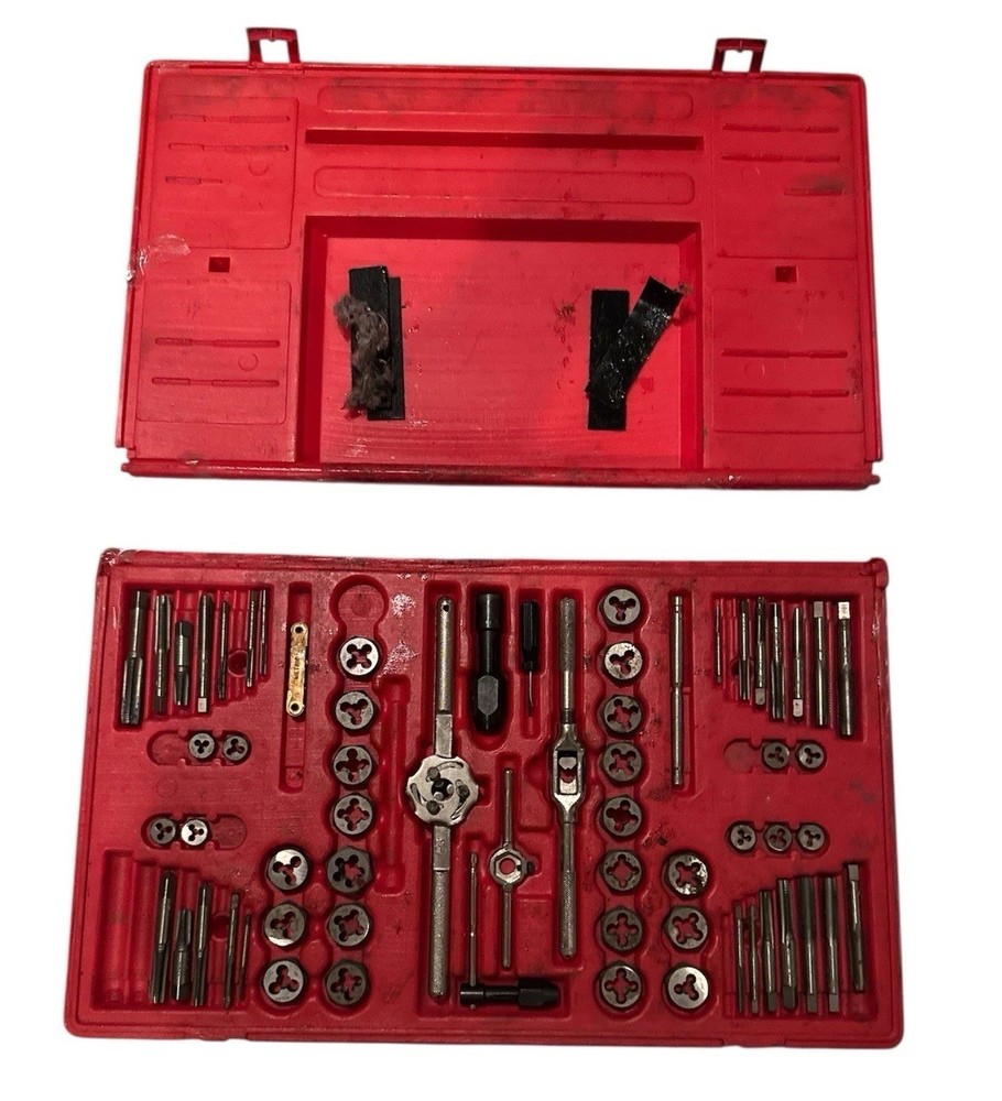 Mac Tools Tap and Die Tool Set with Case - PARTS ARE MISSING
