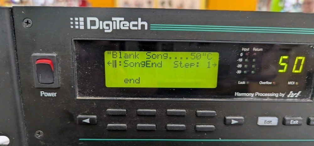 DigiTech Studio Vocalist Vocal Harmonizer Rack Mount Effect Processor W/Manual