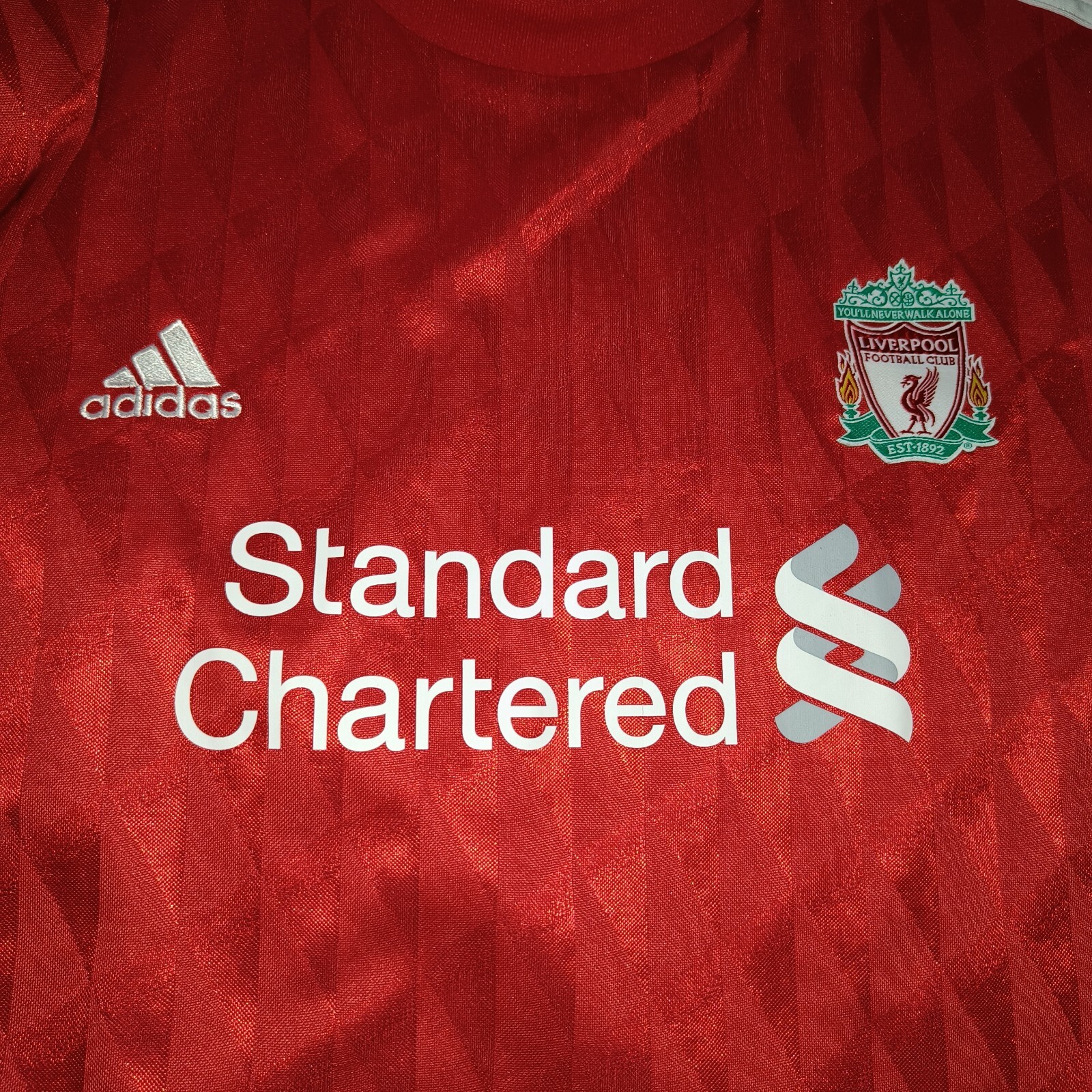 Liverpool Football Home Shirt Jersey 2010 2011 2012 Adidas Steven Gerrard XL