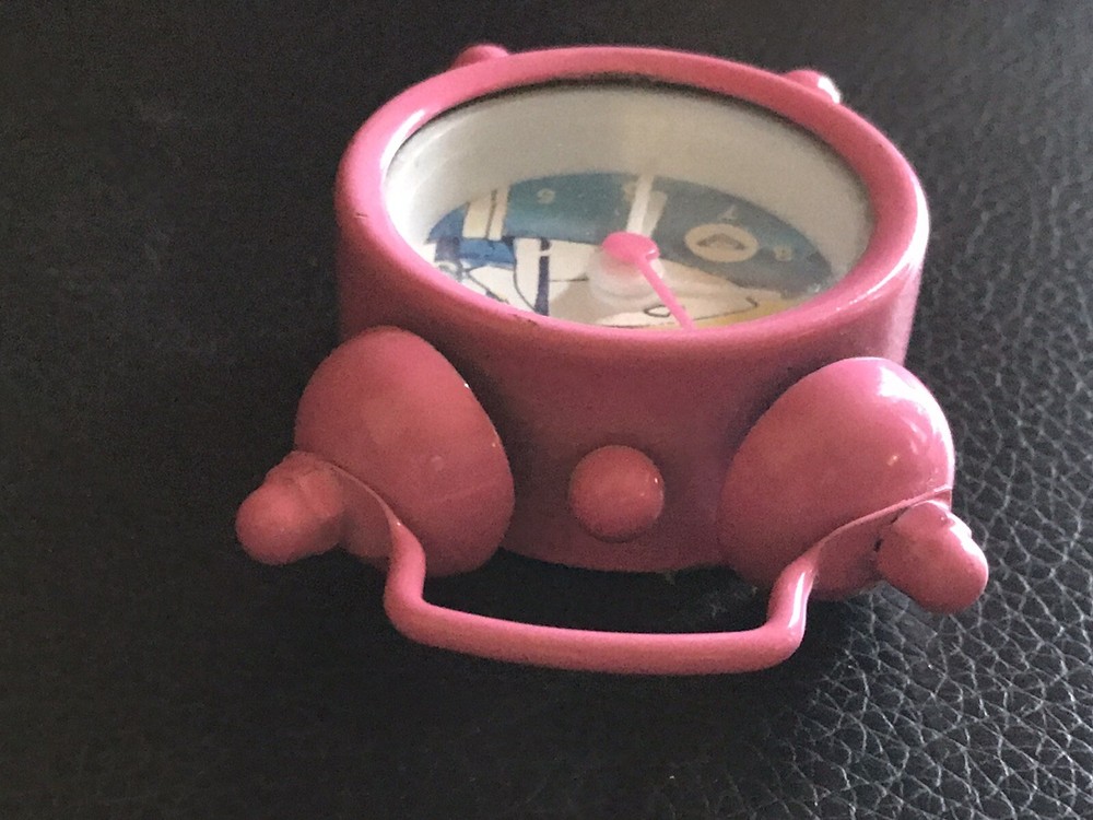 Roxy Miniature Pink Alarm Clock