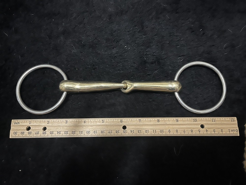 NEW Loose Ring Anatomic Single Jointed Snaffle Bit, 150mm (Close To 6”)