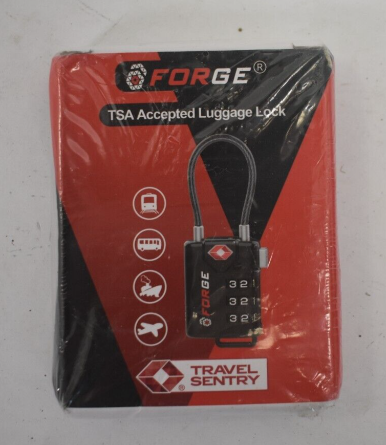 Forge TSA Accepted Luggage Locks Resettable Combination Travel Sentry 2 Pack
