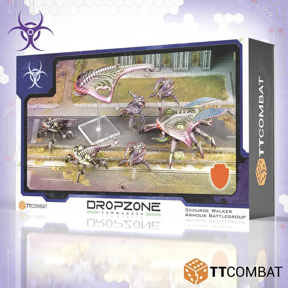 Dropzone Commander BNIB Scourge Walker Armour Battlegroup