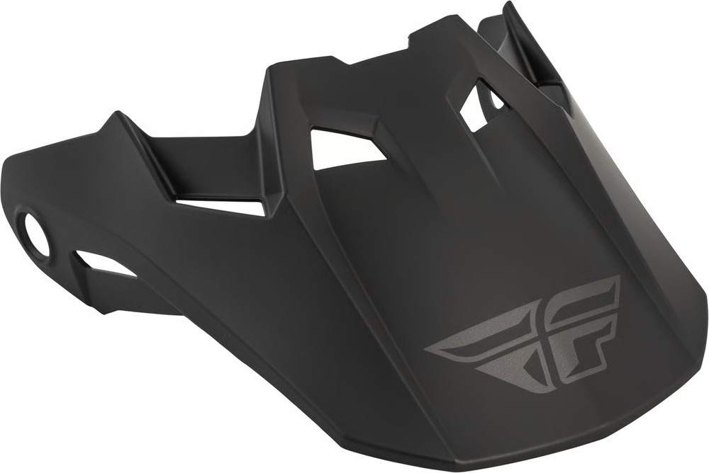 Fly Racing Visor for Formula CC Helmets - Solid Matte Black - XL to 2X ATV/UTV