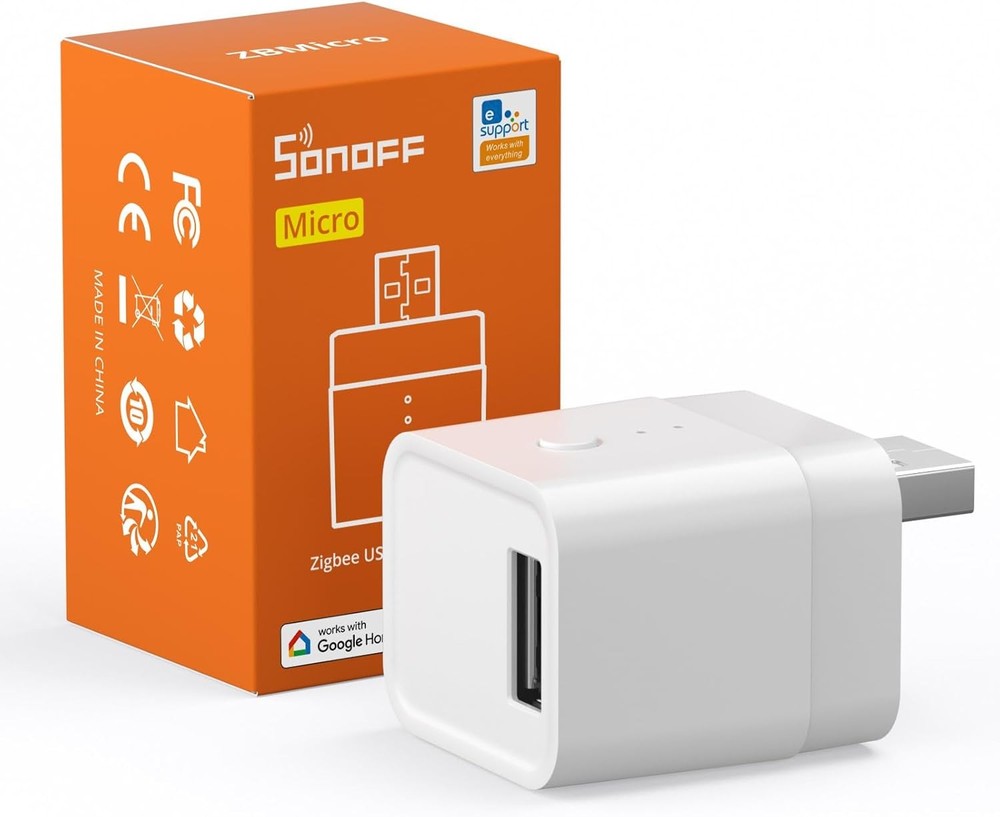Zigbee Smart USB Outlet with Timer, Compatible with Alexa and Google Home