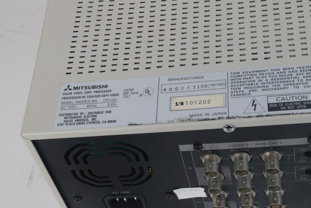 Mitsubishi CP210U Color Video Copy Processor