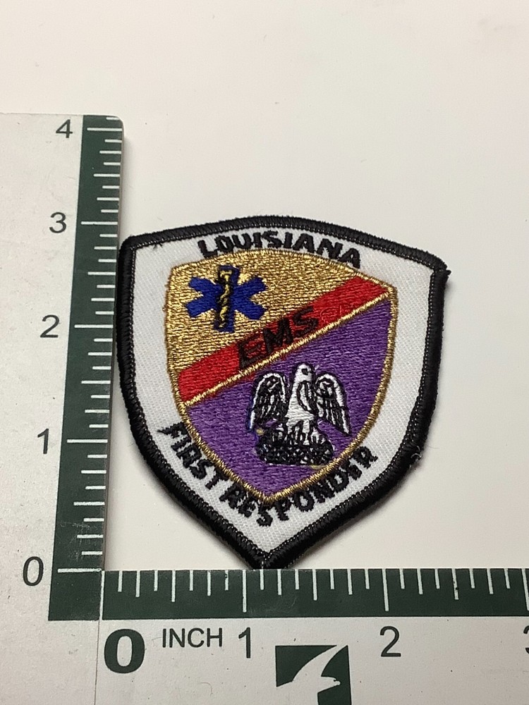 LOUISIANA FIRST RESPONDER PATCH-NEW OLD STOCK