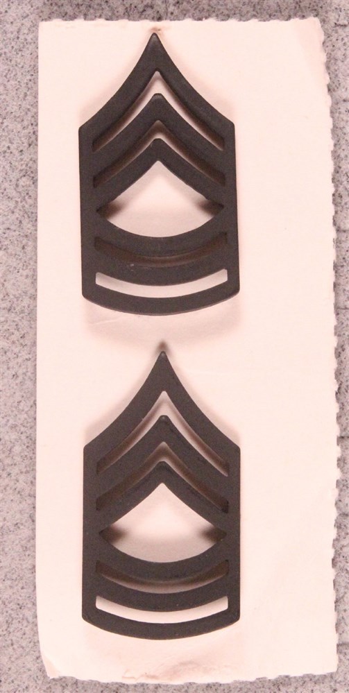 Enlisted Rank Pin:  Army Master Sergeant - subdued pair