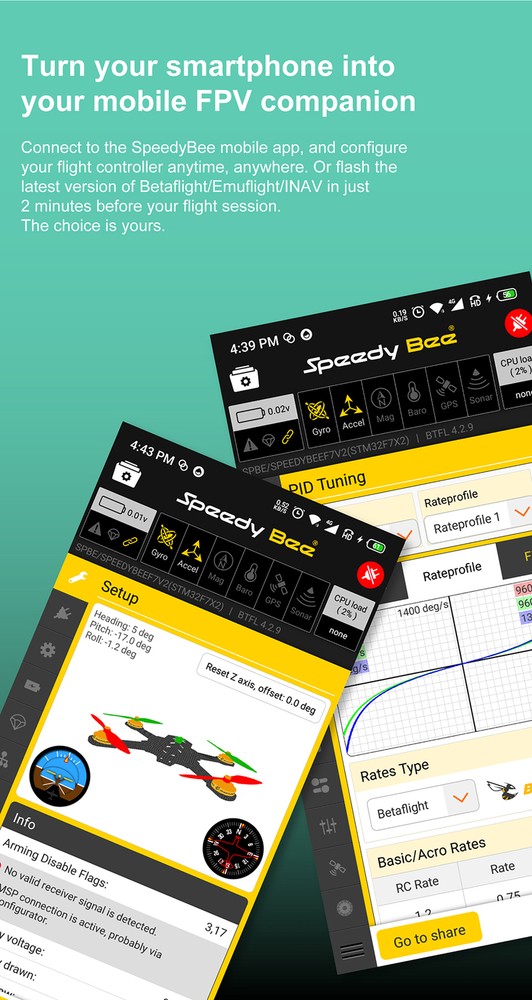 Speedybee Adapter 3 Voltage Checker Adapter WIIFI Wireless Adapter APP Control