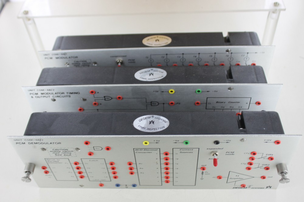 DEGEM SYSTEMS UNITCOM 6B PCM MODULATOR DEMODULATOR OUT PUT CIRCUITS