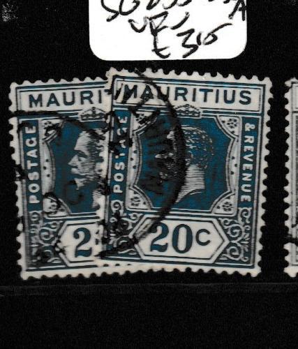 Mauritius SG 235-235a VFU (6ghw)