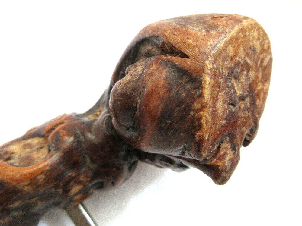 Rare Petrified Wood Grapevine Corkscrew Unmarked EUC