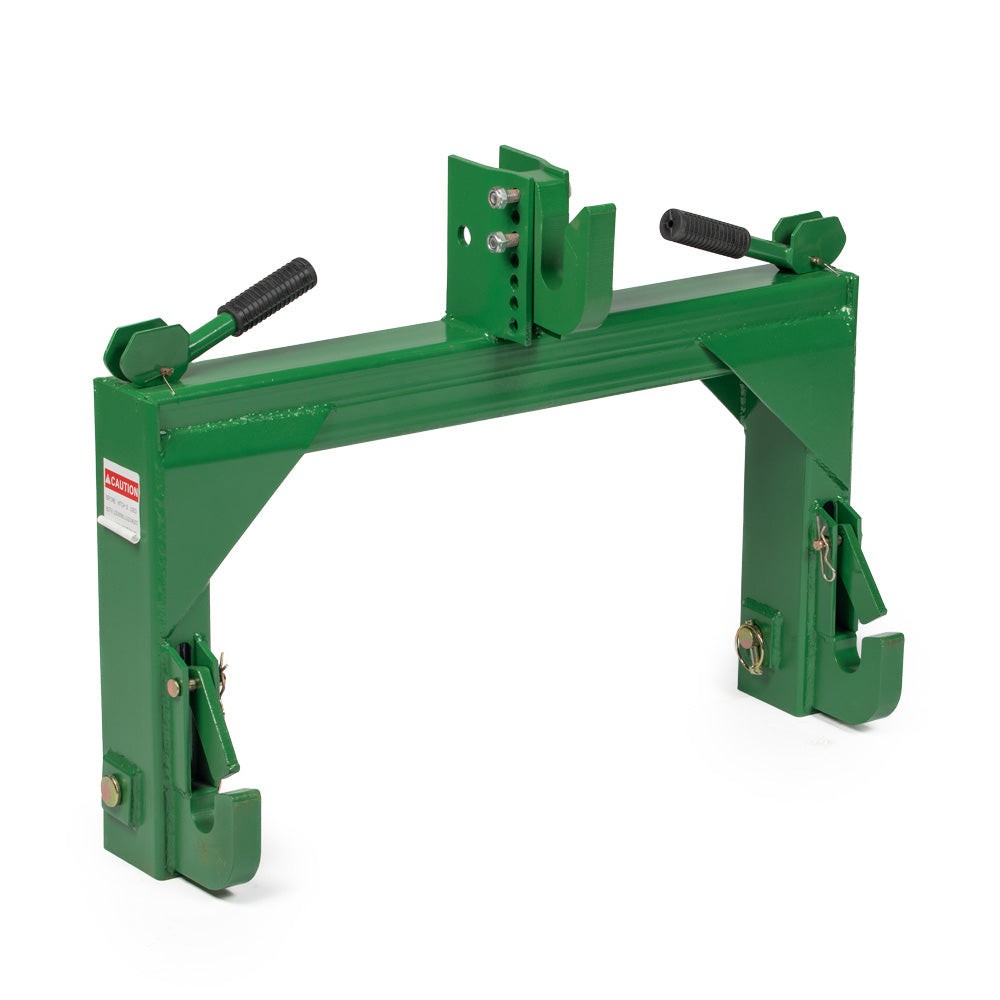 Titan Attachments Green 3 Point Quick Hitch Adaptor to Category 1 Tractors