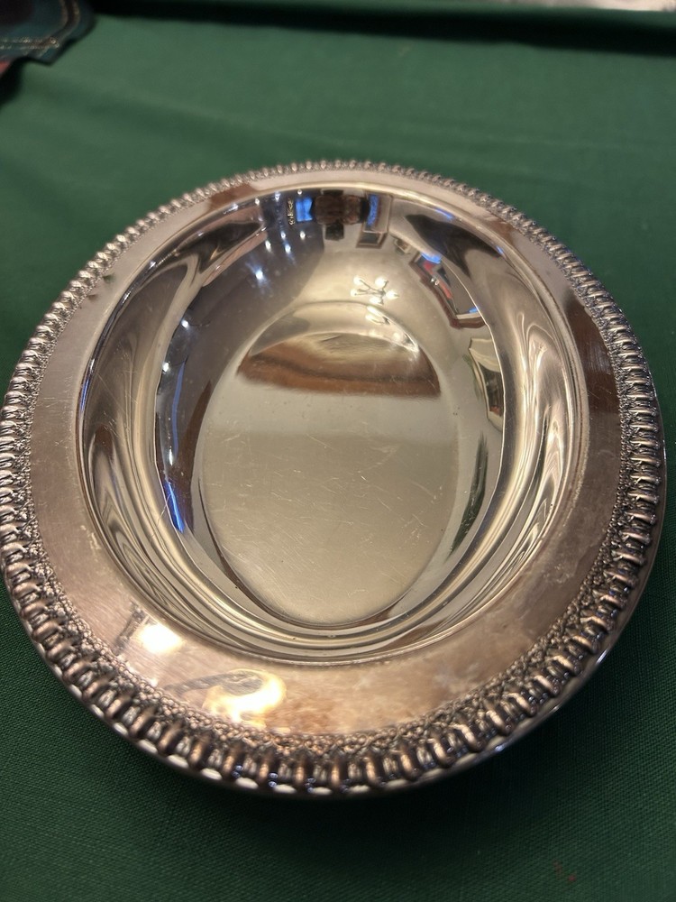 Silver Plated Oval Serving Bowl