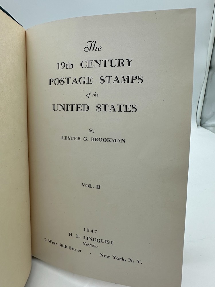 4 Vol Set US Postage Stamps 19th 20th Century Brookman Johl 1st Ed Philately