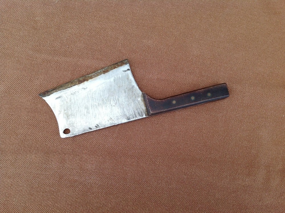 Vintage Possibly Homemade Meat Cleaver